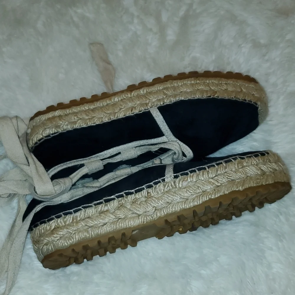 Ralph lauren suede lace-up platform‎ espadrilles